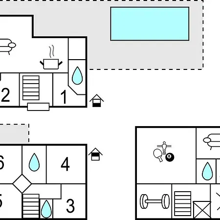 Prázdninový dům Luksuzna Gradin Z Bazenom Gračišče